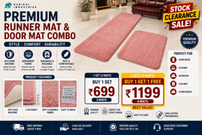 Premium Runner Mat Combo